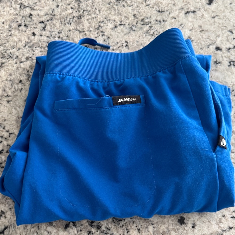 Jaanuu Vibrant Blue Medical Scrub Pants